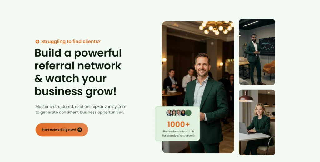 Screenshot of a client website designed by Lumni Studio