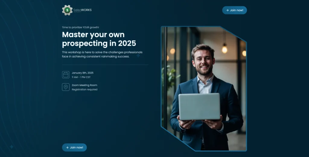 Screenshot of a client website designed by Lumni Studio