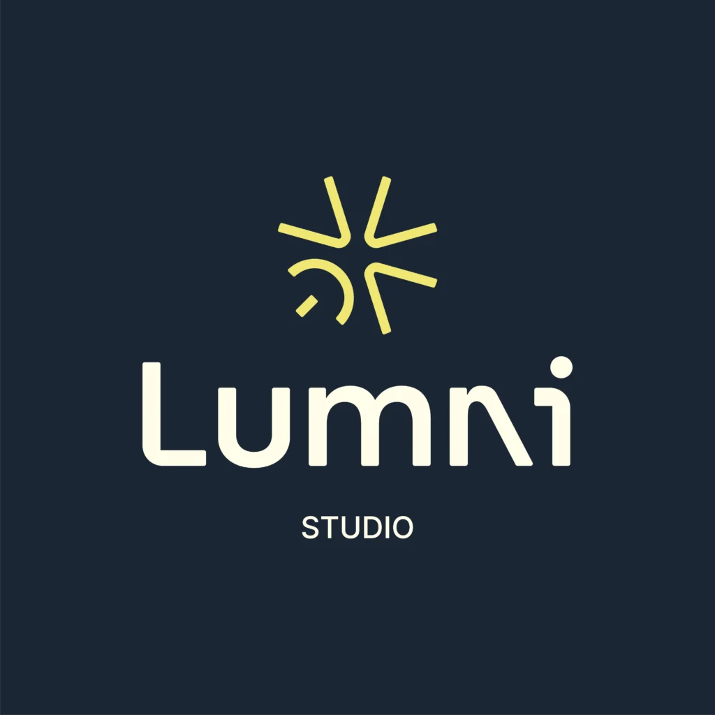 Lumni Studio symbol – minimalist visual mark representing strategic design
